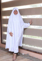 White Ahram for Hajj and Umrah - Razia Hijab