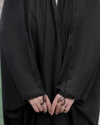 Premium Iraqi Abaya with Handcrafted Embellishments