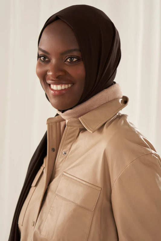 Everyday Chiffon Hijab - Espresso