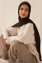 Everyday Chiffon Hijab - Espresso - Razia Hijab