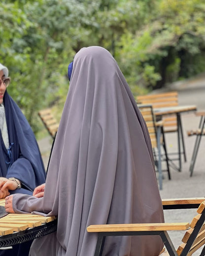 Elegant Irani Abaya with Dori Sleeves and Front Dori Closure