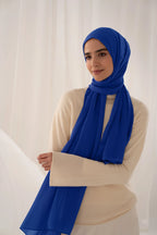 Chiffon Bubble - Royal Blue - Razia Hijab