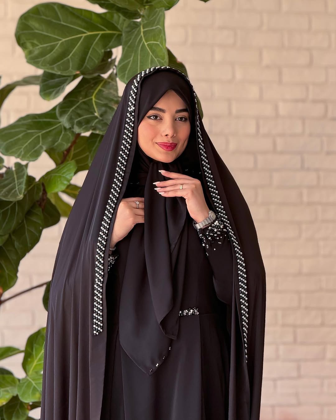 BLACK PEARL HANDWORK CHADOR