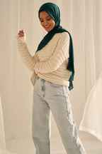 Everyday Chiffon Hijab - Forest Green - Razia Hijab