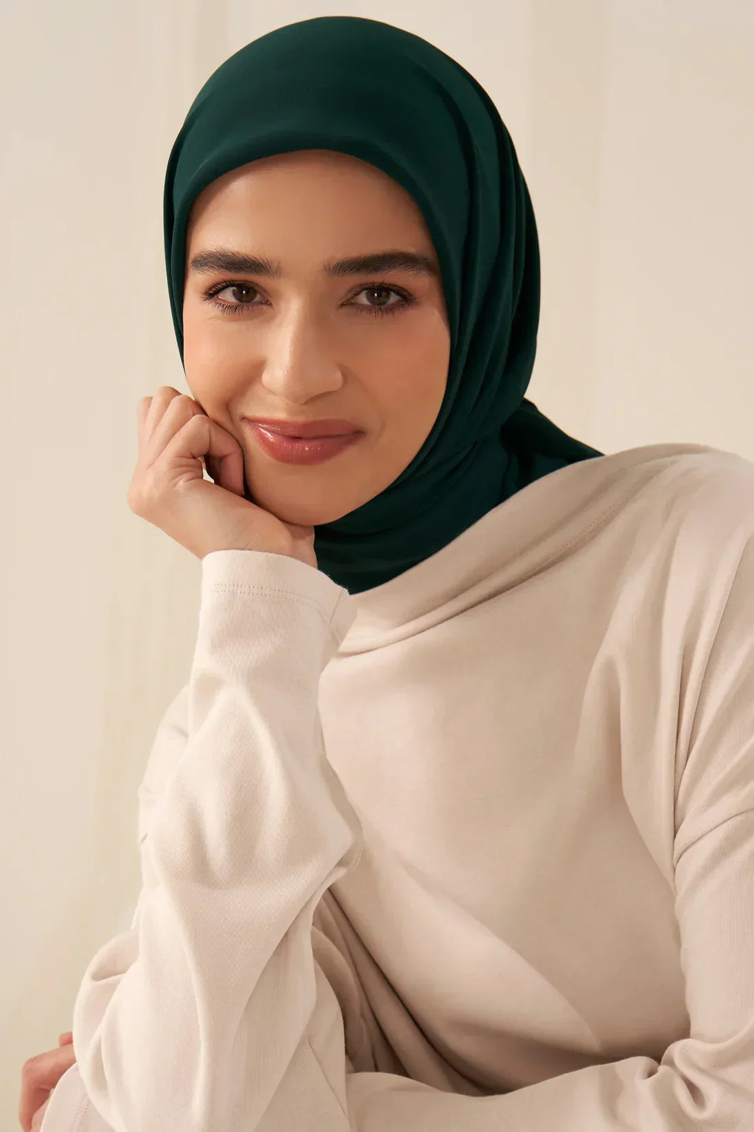 Everyday Chiffon Hijab - Forest Green - Razia Hijab