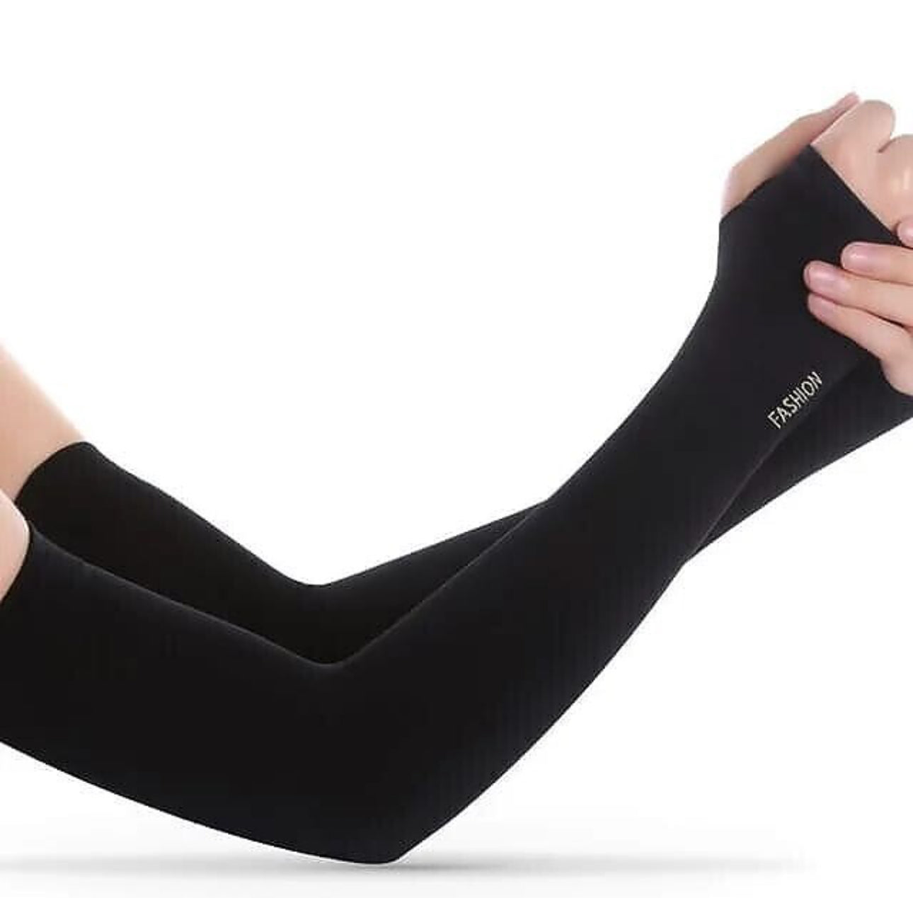 LETS SLIM COOLING ARM SLEEVES – BLACK - Razia Hijab
