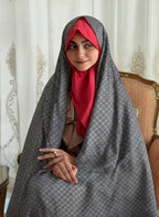 Premium Printed Iranian Linen Chador – Abstract Motif - Razia Hijab