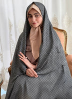 Premium Printed Iranian Linen Chador – Abstract Motif - Razia Hijab