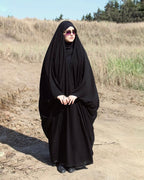 Premium Iranian Black Dorri Abaya - Razia Hijab