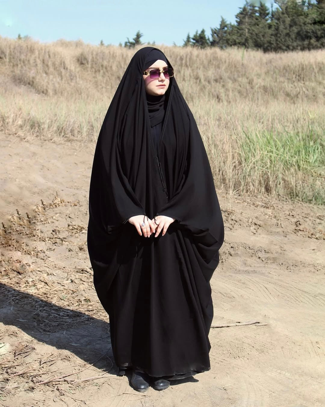 Premium Iranian Black Dorri Abaya - Razia Hijab