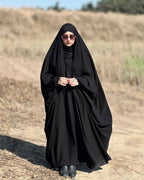 Premium Iranian Black Dorri Abaya - Razia Hijab