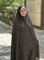 Premium Printed Iranian Chador – Floral Design - Razia Hijab