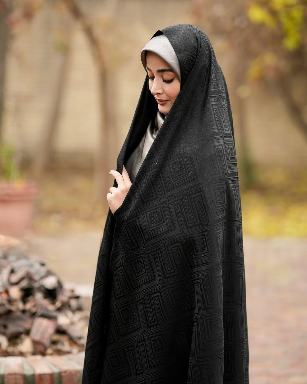 SELF PRINT IRANI CHADOR