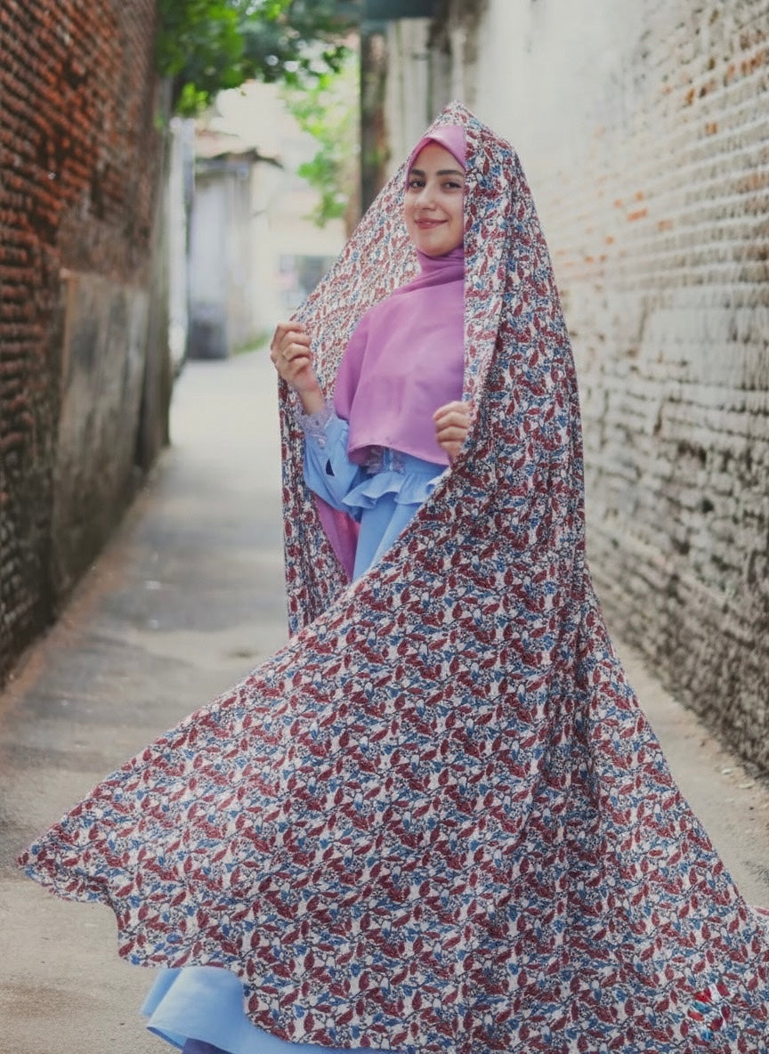 Premium Printed Iranian lawn Chador - Razia Hijab