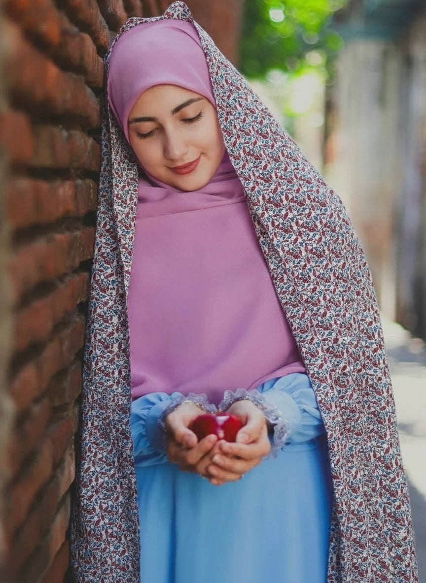 Premium Printed Iranian lawn Chador - Razia Hijab
