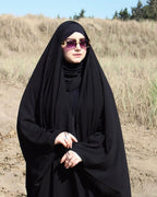 Premium Iranian Black Dorri Abaya - Razia Hijab