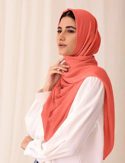 Chiffon Bubble - Flamingo - Razia Hijab