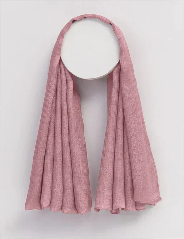 Essential Silk - Shimmering Blush Pink - Razia Hijab Hover Image