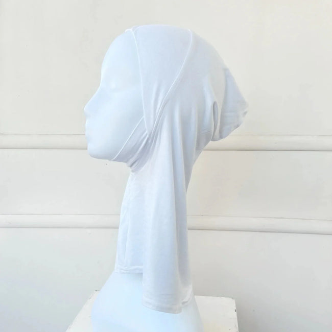 Ninja Cap White - Razia Hijab Hover Image
