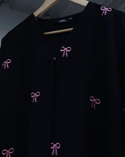 Pinterest Bow Abaya