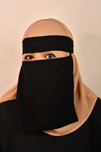 Daily Wear Plain Short Saudi Imported Niqab - Razia Hijab