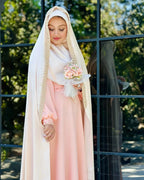 Luxury 3-Piece Iranian Festive Set – Handcrafted Scarf, Chador & Abaya - Razia Hijab