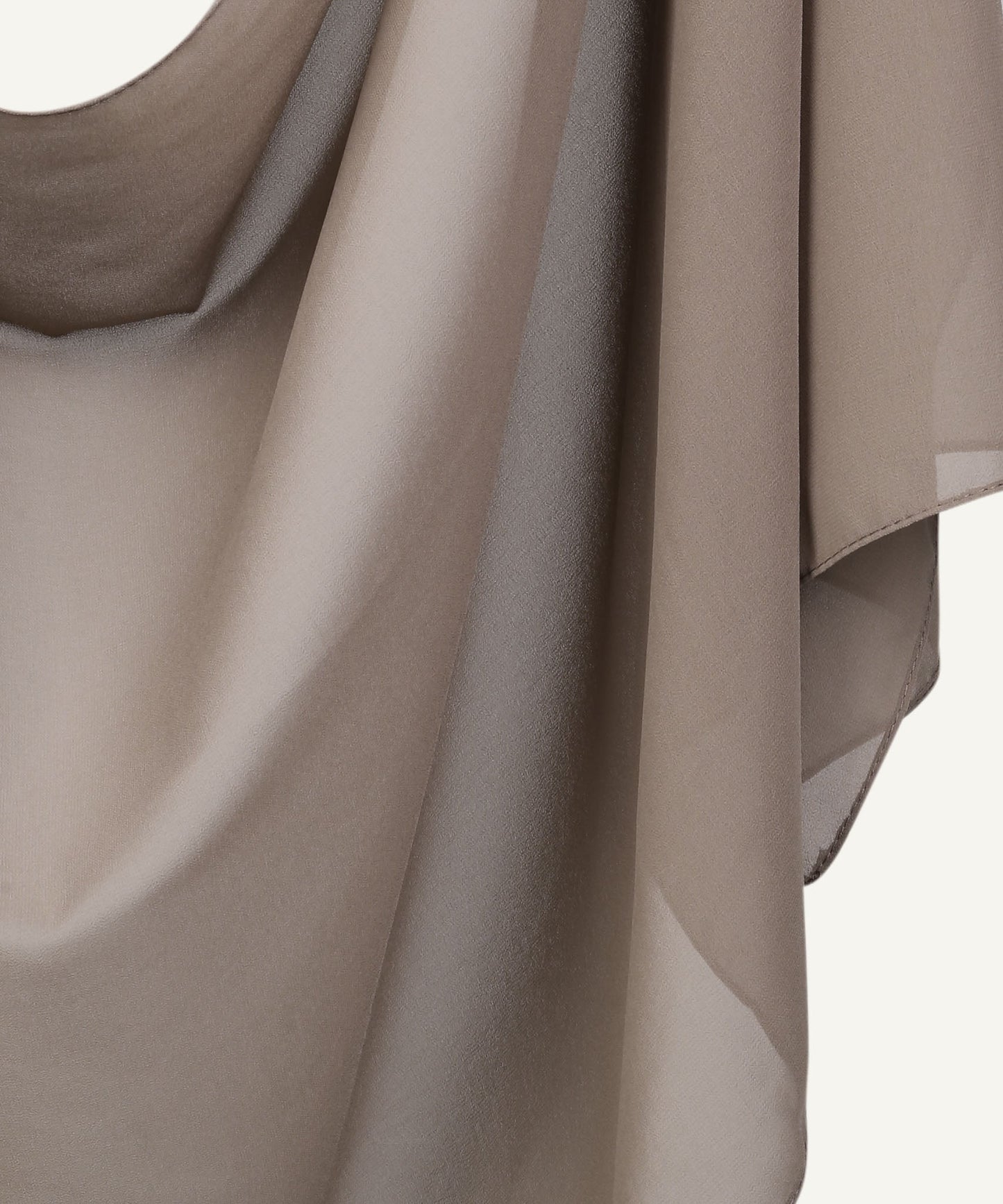 Taupe Chiffon Hijab