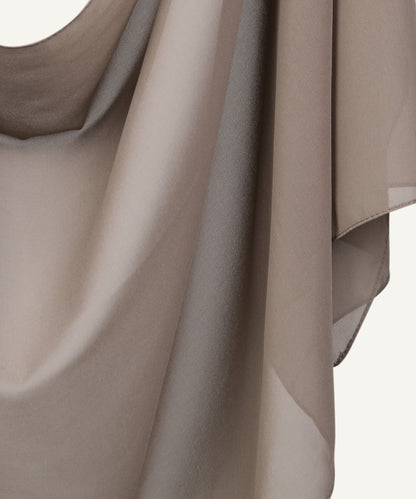 Taupe Chiffon Hijab