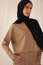 Everyday Chiffon Hijab - Black - Razia Hijab