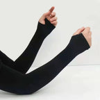 PREMIUM SLEEVE EXTENDERS - JET BLACK - Razia Hijab