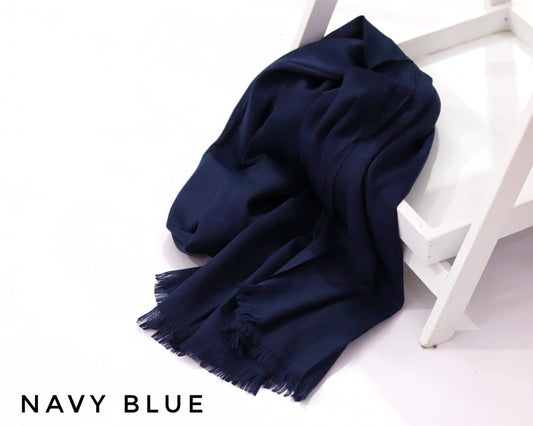 PREMIUM TURKISH VISCOSE - NAVY BLUE