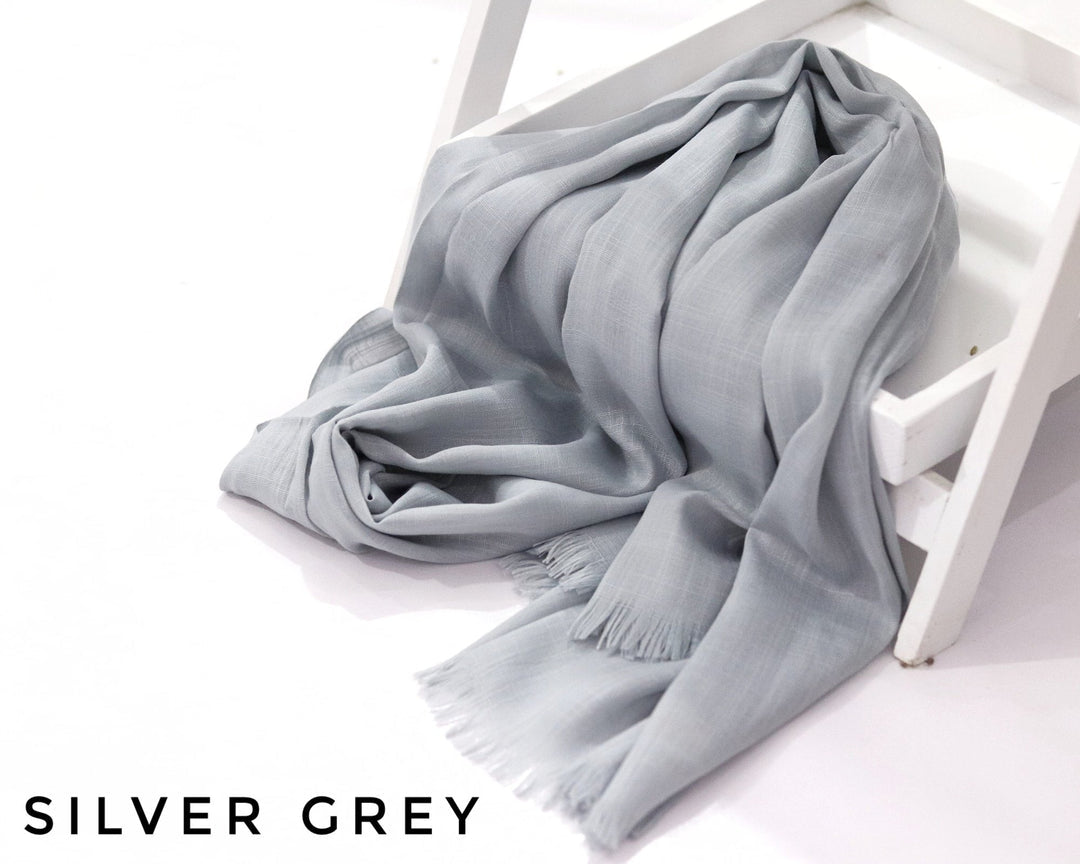 PREMIUM TURKISH VISCOSE - SILVER GREY - Razia Hijab