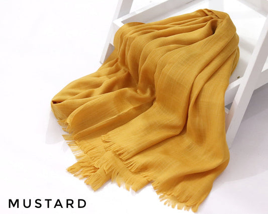 PREMIUM TURKISH VISCOSE - MUSTARD