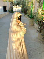 Royal Silk Iranian Bridal Dress - Razia Hijab