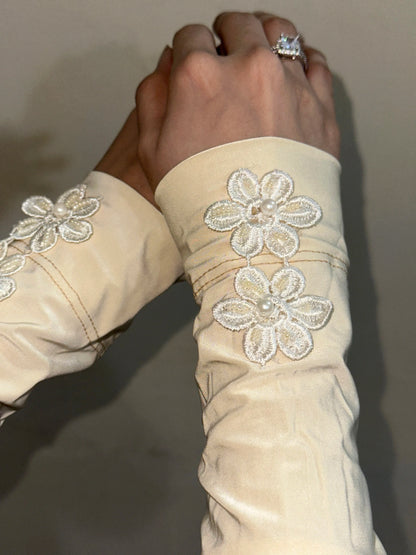 Iranian Fancy Sleeves – Beige