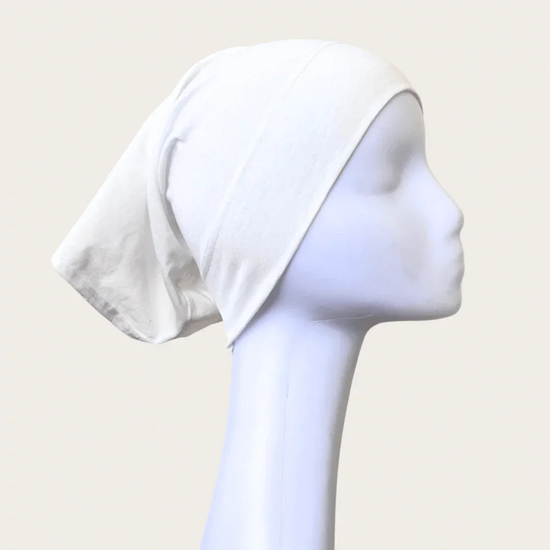 Premium Tube Cap White - Razia Hijab