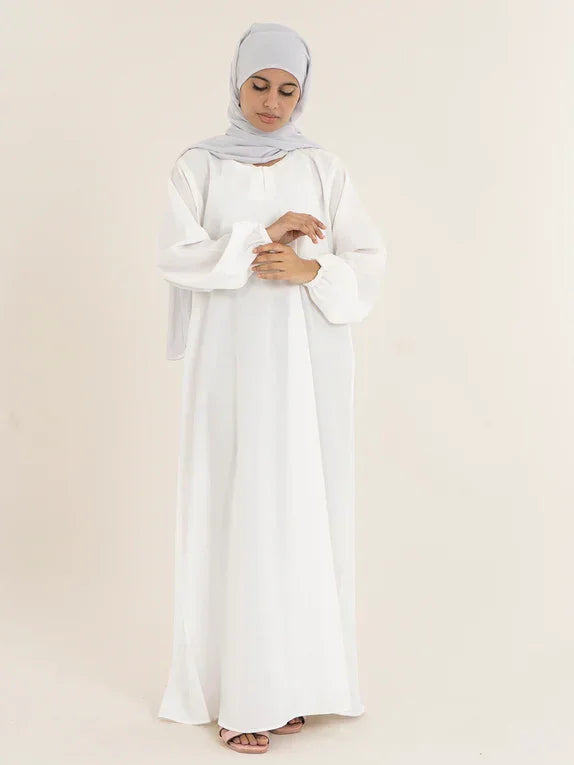 Abaya Inner with Elastic Sleeves - Razia Hijab