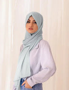 Chiffon Bubble - Baby Blue - Razia Hijab