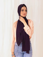 Chiffon Bubble - Purple - Razia Hijab