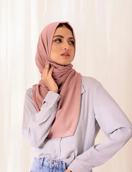 Chiffon Bubble - Coral - Razia Hijab