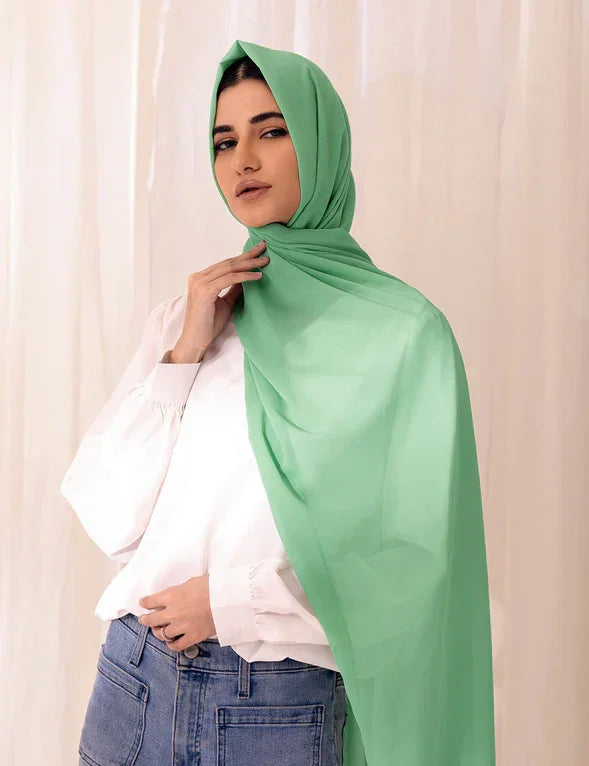 Chiffon Bubble - Seafoam - Razia Hijab