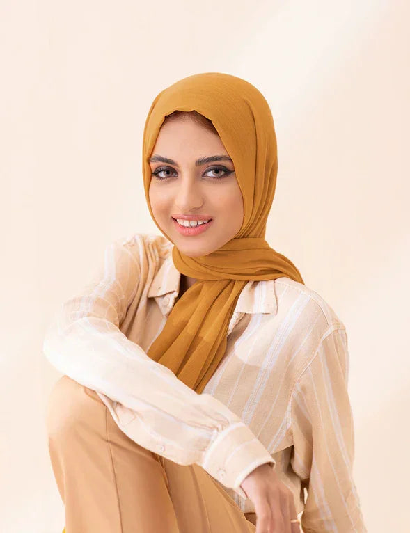 Turkish Slubs - Mustard - Razia Hijab