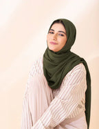 Turkish Slubs - Olive - Razia Hijab