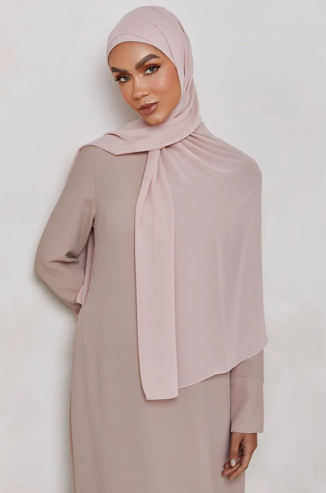Chiffon LITE Hijab - Sepia Rose Main Image