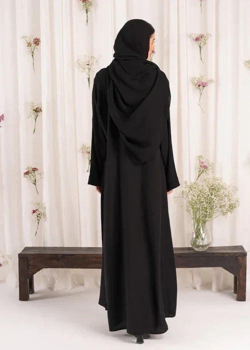Adaa Black Handwork - Razia Hijab