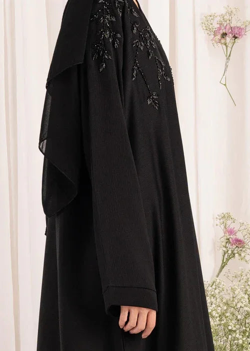 Adaa Black Handwork - Razia Hijab
